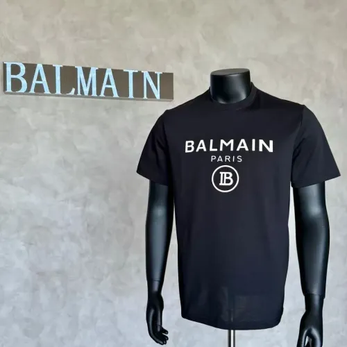 Balmain T-Shirts Short Sleeved For Men #1438117