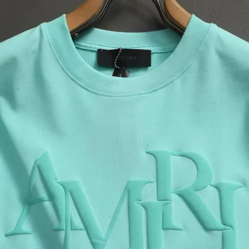 Replica Amiri T-Shirts Short Sleeved For Unisex #1438242 $36.00 USD for Wholesale