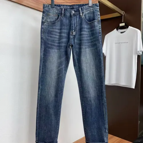 Replica LOEWE Jeans For Men #1438280 $48.00 USD for Wholesale