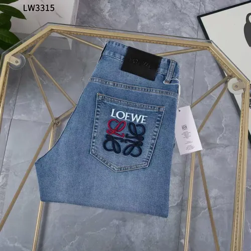 Replica LOEWE Jeans For Men #1438309 $39.00 USD for Wholesale
