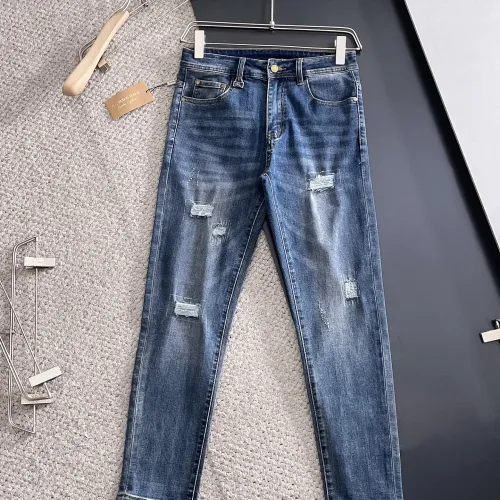 Replica Burberry Jeans For Men #1438485 $72.00 USD for Wholesale