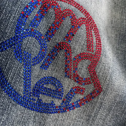 Replica Moncler Jeans For Men #1438486 $72.00 USD for Wholesale