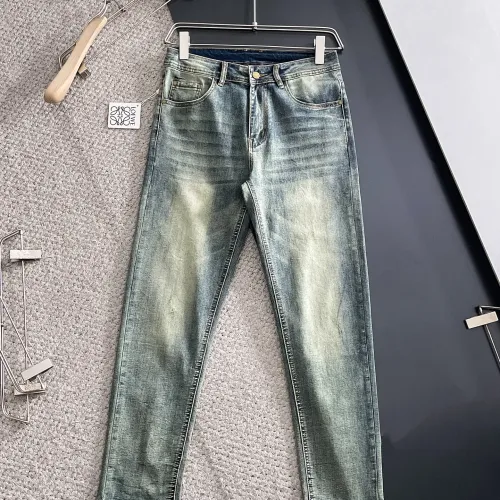 Replica LOEWE Jeans For Men #1438491 $72.00 USD for Wholesale