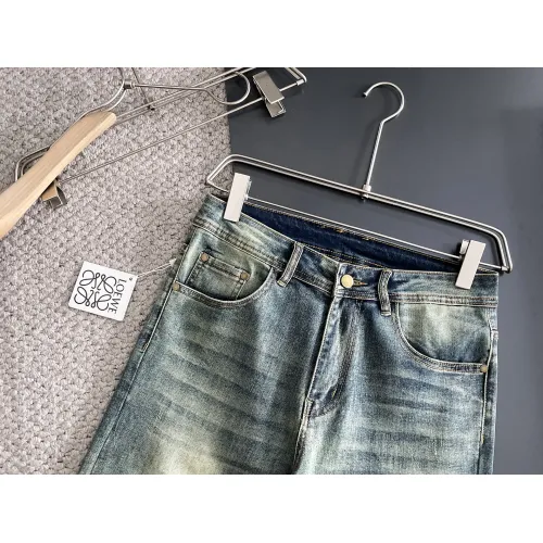 Replica LOEWE Jeans For Men #1438491 $72.00 USD for Wholesale