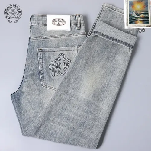 Replica Chrome Hearts Jeans For Men #1438511 $48.00 USD for Wholesale