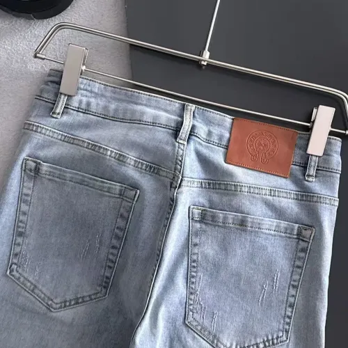 Replica Chrome Hearts Jeans For Men #1438556 $68.00 USD for Wholesale