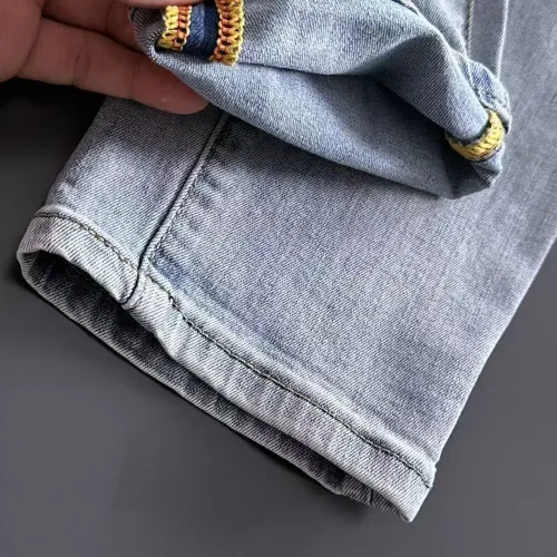 Replica Chrome Hearts Jeans For Men #1438556 $68.00 USD for Wholesale