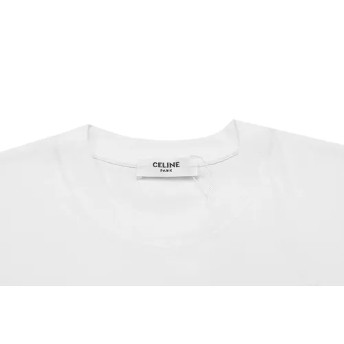 Replica Celine T-Shirts Short Sleeved For Unisex #1438957 $41.00 USD for Wholesale