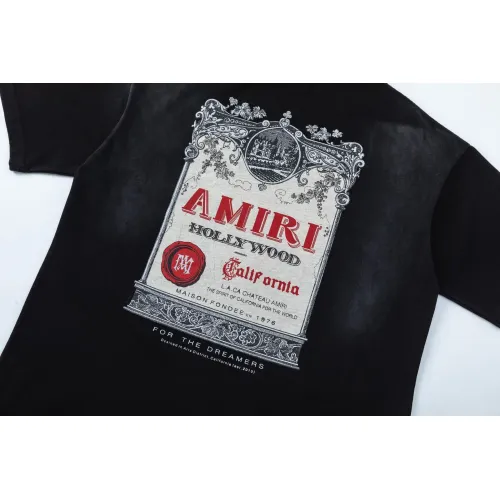 Replica Amiri T-Shirts Short Sleeved For Unisex #1439081 $42.00 USD for Wholesale