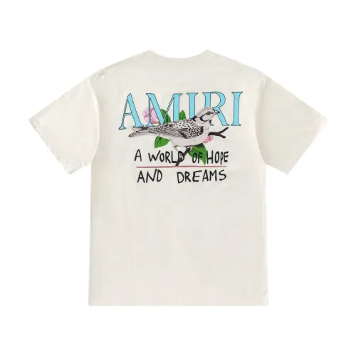 Replica Amiri T-Shirts Short Sleeved For Unisex #1439083 $42.00 USD for Wholesale