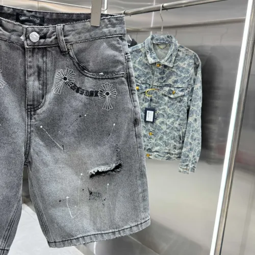 Replica Chrome Hearts Jeans For Men #1439159 $64.00 USD for Wholesale