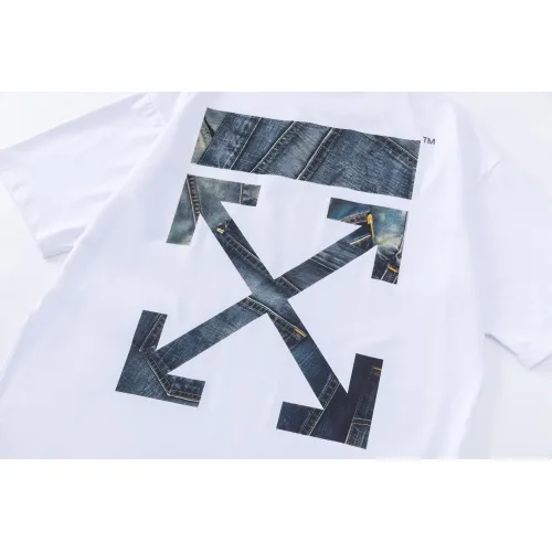 Replica Off-White T-Shirts Short Sleeved For Unisex #1439167 $32.00 USD for Wholesale