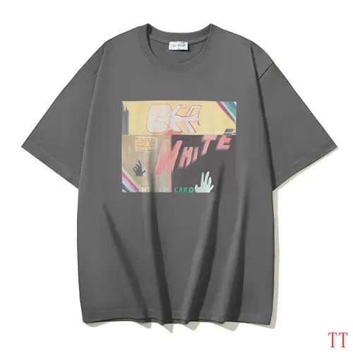 Off-White T-Shirts Short Sleeved For Unisex #1439302
