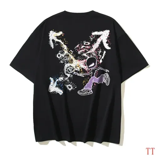 Off-White T-Shirts Short Sleeved For Unisex #1439316