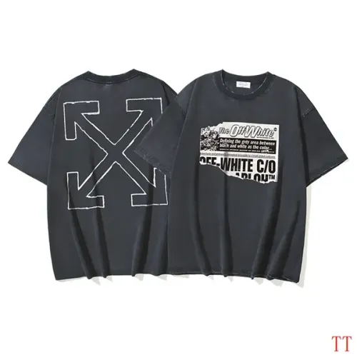 Off-White T-Shirts Short Sleeved For Unisex #1439327