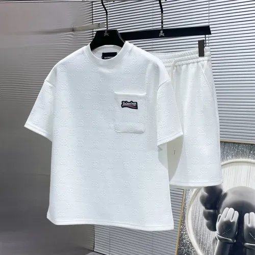 Balenciaga Fashion Tracksuits Short Sleeved For Men #1439328