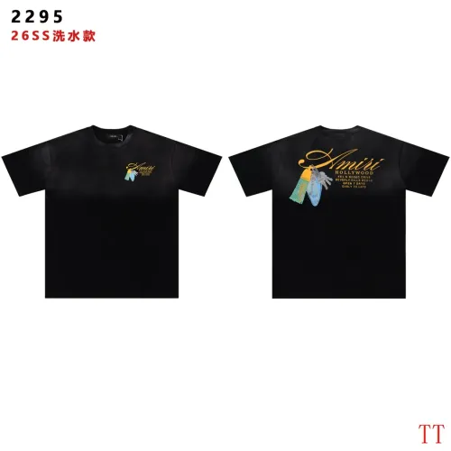 Replica Amiri T-Shirts Short Sleeved For Unisex #1439404 $32.00 USD for Wholesale