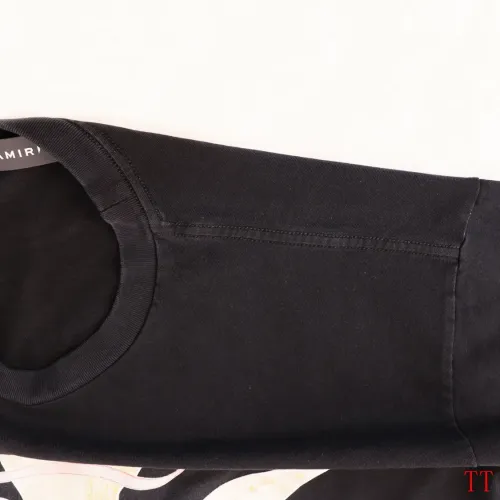 Replica Amiri T-Shirts Short Sleeved For Unisex #1439411 $32.00 USD for Wholesale