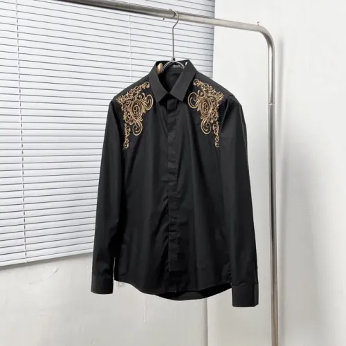 Versace Shirts Long Sleeved For Men #1439466
