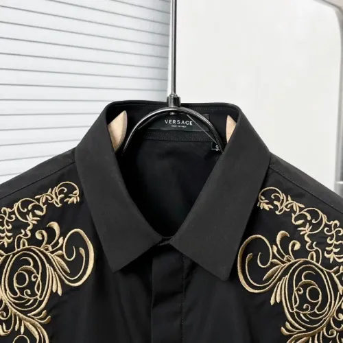 Replica Versace Shirts Long Sleeved For Men #1439466 $72.00 USD for Wholesale