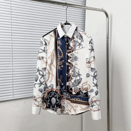 Versace Shirts Long Sleeved For Men #1439471