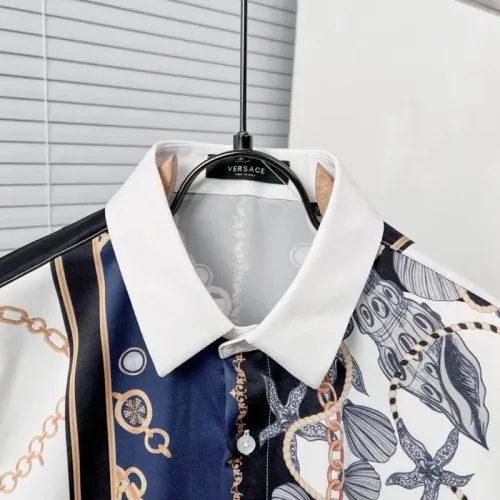 Replica Versace Shirts Long Sleeved For Men #1439471 $64.00 USD for Wholesale