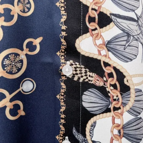 Replica Versace Shirts Long Sleeved For Men #1439471 $64.00 USD for Wholesale