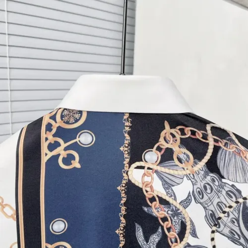Replica Versace Shirts Long Sleeved For Men #1439471 $64.00 USD for Wholesale