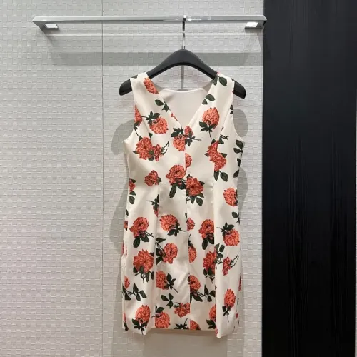 Replica Dolce & Gabbana Dresses Sleeveless For Women #1439654 $105.00 USD for Wholesale