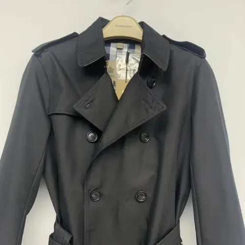 Replica Burberry Trench Coat Long Sleeved For Men #1439757 $215.00 USD for Wholesale