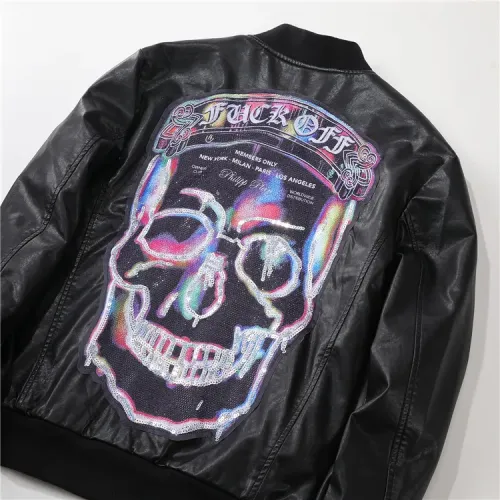 Replica Philipp Plein PP Jackets Long Sleeved For Men #1439972 $88.00 USD for Wholesale