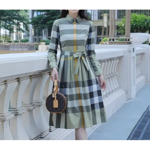 Burberry Dresses Long Sleeved For Women #1440047