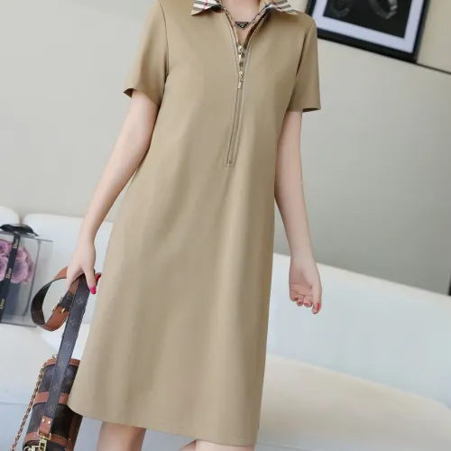 Burberry Dresses Short Sleeved For Women #1440056