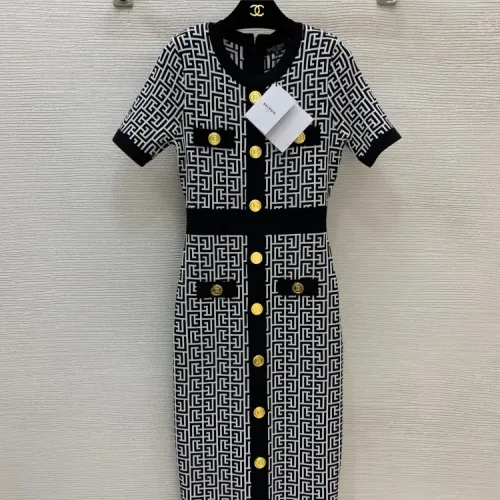 Balmain Dresses Short Sleeved For Women #1440089