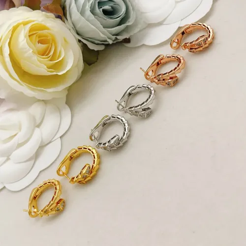 Replica Bvlgari Earrings For Women #1440499 $34.00 USD for Wholesale