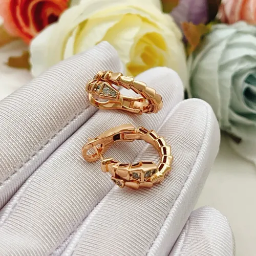 Replica Bvlgari Earrings For Women #1440500 $34.00 USD for Wholesale