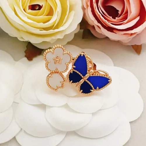 Replica Van Cleef & Arpels Rings In Rose Gold For Women #1440734 $34.00 USD for Wholesale