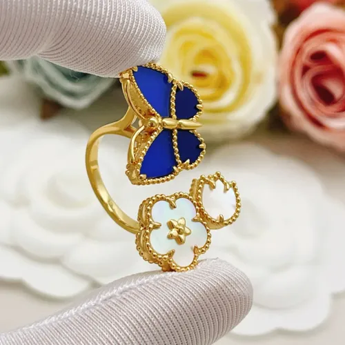 Replica Van Cleef & Arpels Rings In Gold For Women #1440735 $34.00 USD for Wholesale