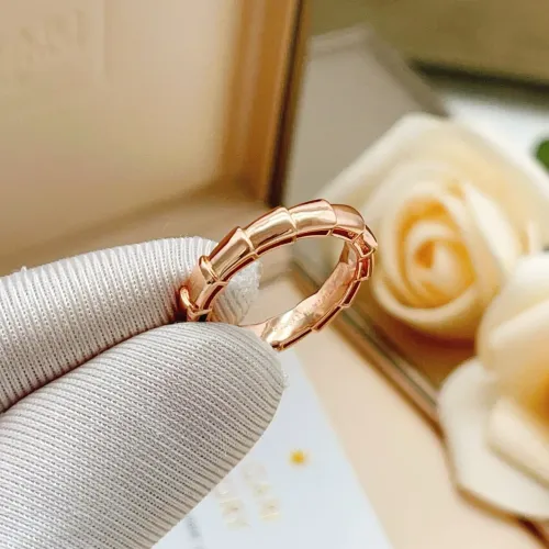 Replica Bvlgari Rings In Rose Gold #1440778 $29.00 USD for Wholesale