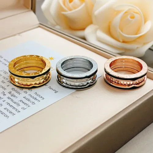 Replica Bvlgari Rings In Rose Gold #1441085 $32.00 USD for Wholesale