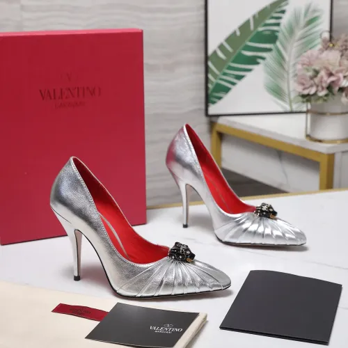 Replica Valentino High-Heeled Shoes For Women #1441856 $112.00 USD for Wholesale