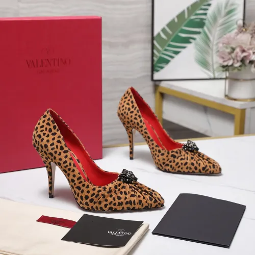 Replica Valentino High-Heeled Shoes For Women #1441861 $112.00 USD for Wholesale