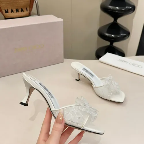 Replica Jimmy Choo Slippers For Women #1441919 $98.00 USD for Wholesale