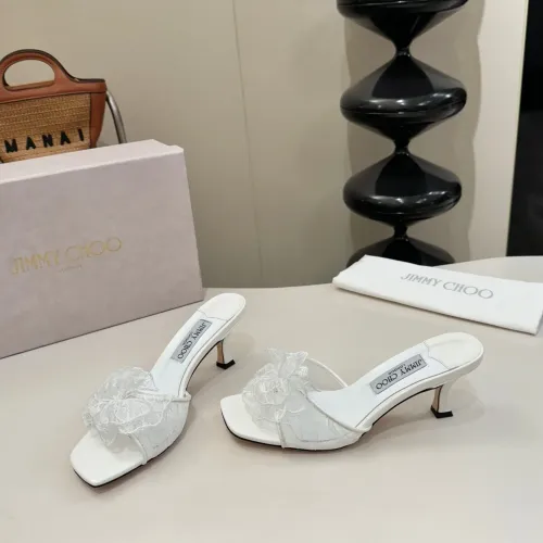 Replica Jimmy Choo Slippers For Women #1441919 $98.00 USD for Wholesale