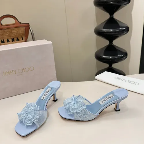 Replica Jimmy Choo Slippers For Women #1441923 $98.00 USD for Wholesale
