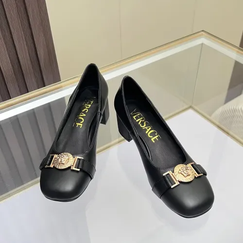 Replica Versace High-Heeled Shoes For Women #1441962 $82.00 USD for Wholesale