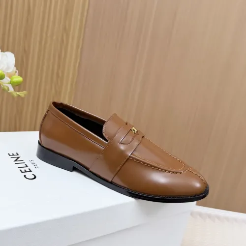 Replica Celine Leather Shoes For Women #1441970 $118.00 USD for Wholesale