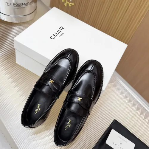 Replica Celine Leather Shoes For Women #1441971 $118.00 USD for Wholesale