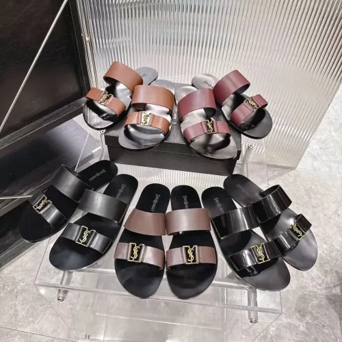 Replica Yves Saint Laurent YSL Slippers For Women #1441975 $98.00 USD for Wholesale