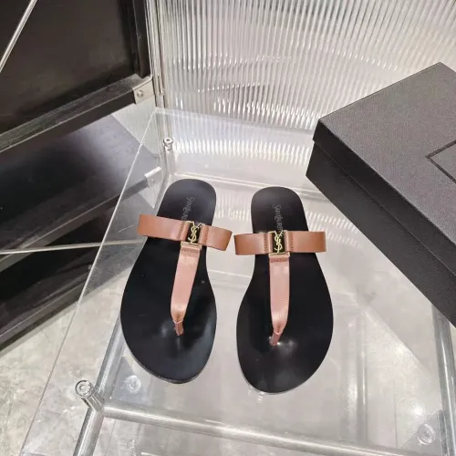 Replica Yves Saint Laurent YSL Slippers For Women #1441977 $98.00 USD for Wholesale